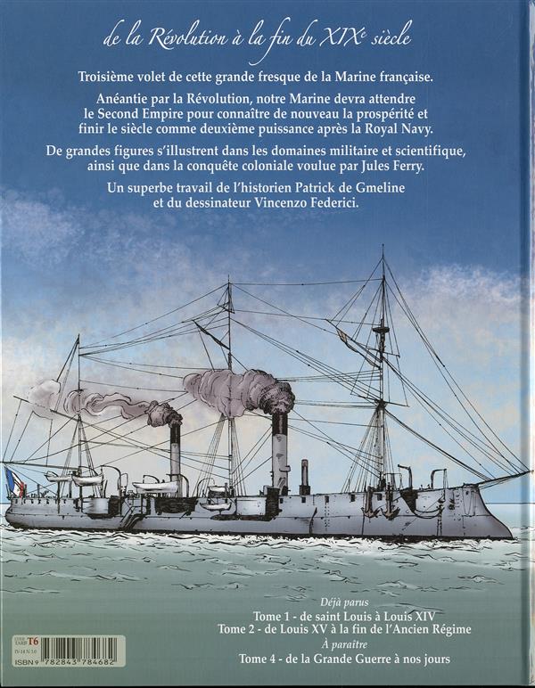 La grande fresque de la marine Tome 3 : de la Révolution à la fin du XIXe siècle