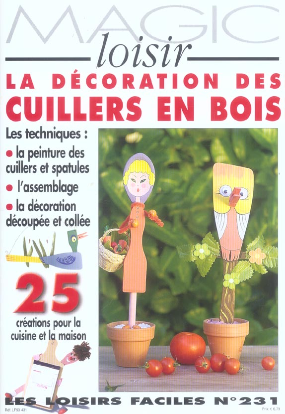N 231 - LA DECORATION DES CUILLERS EN BOIS