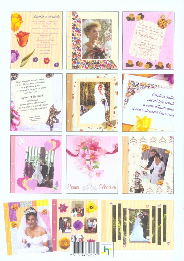 N 251 - SCRAPBOOKING ALBUMS ET CARTES DE MARIAGE