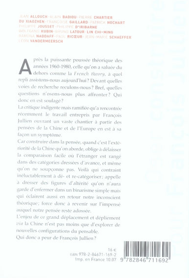Oser construire pour François Jullien