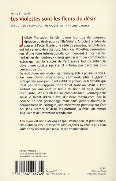 Les violettes sont les fleurs du désir