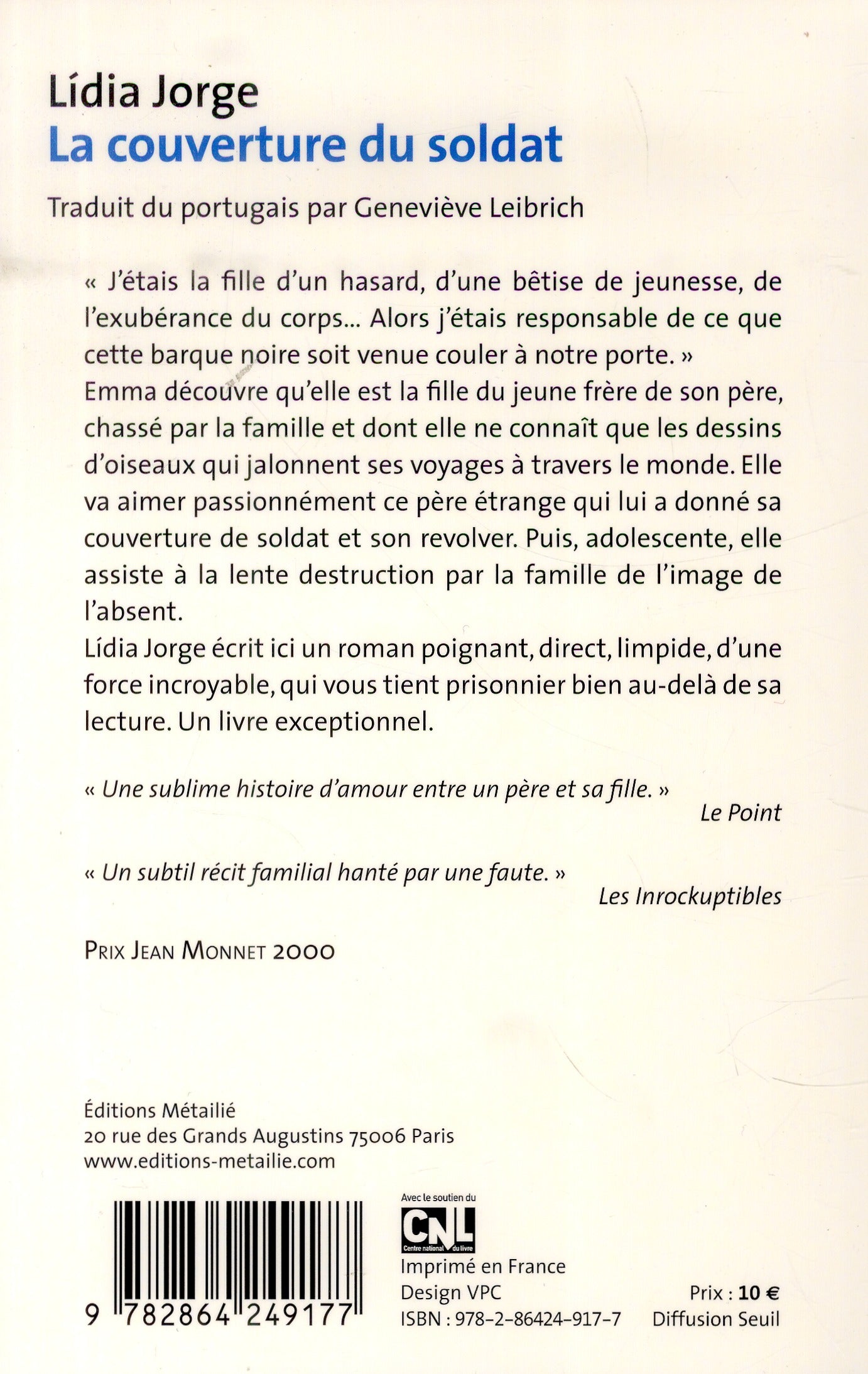 La couverture du soldat