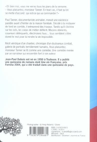 Vous plaisantez, monsieur tanner
