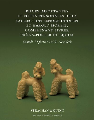 Pièces importantes et effets personnels de la collection Lenore Doolan et Harold Morris, comprenant livres, prêt-à-porter et bijoux