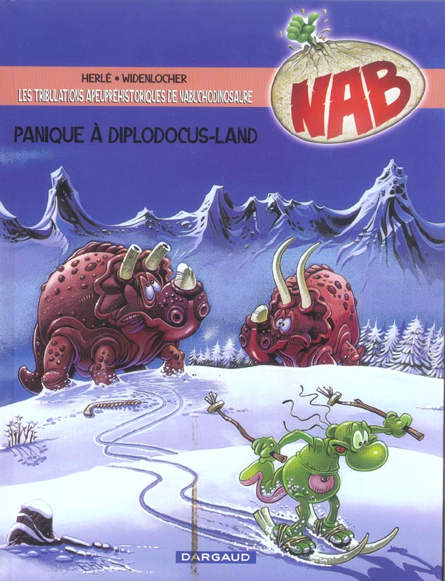 NAB ; les tribulations apeupréhistoriques de Nabuchodinosaure Tome 7 : panique à Diplodocus-land