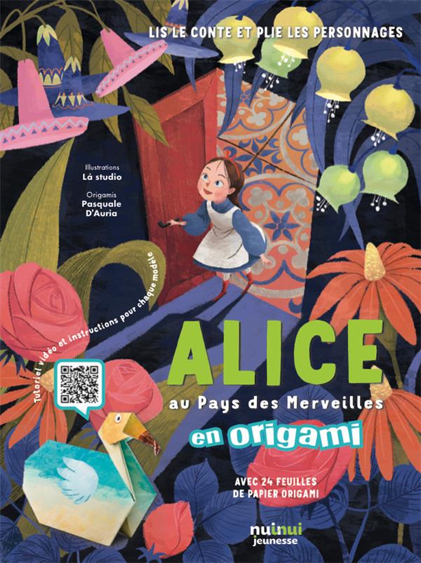 Alice au pays des merveilles ; en origami - flash vidéo