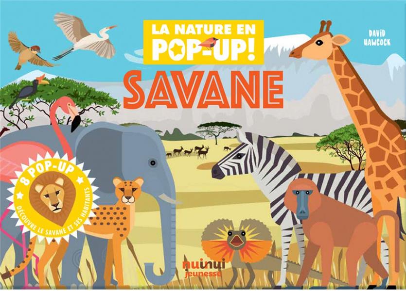 La nature en pop-up ! : savane - flash vidéo