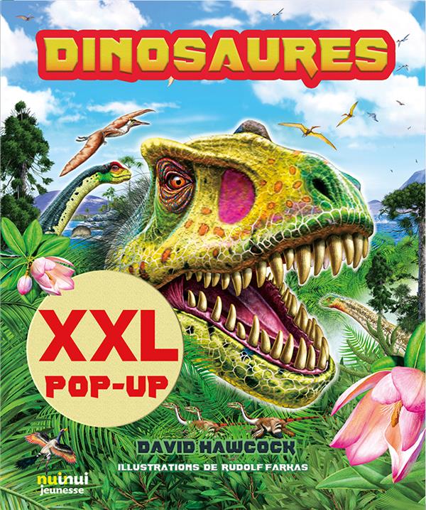 Saisissants pop-up : le monde des dinosaures xxl pop up - flash vidéo