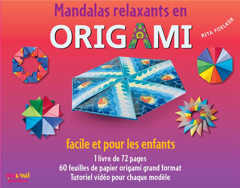Mandalas relaxants en origami - flash vidéo