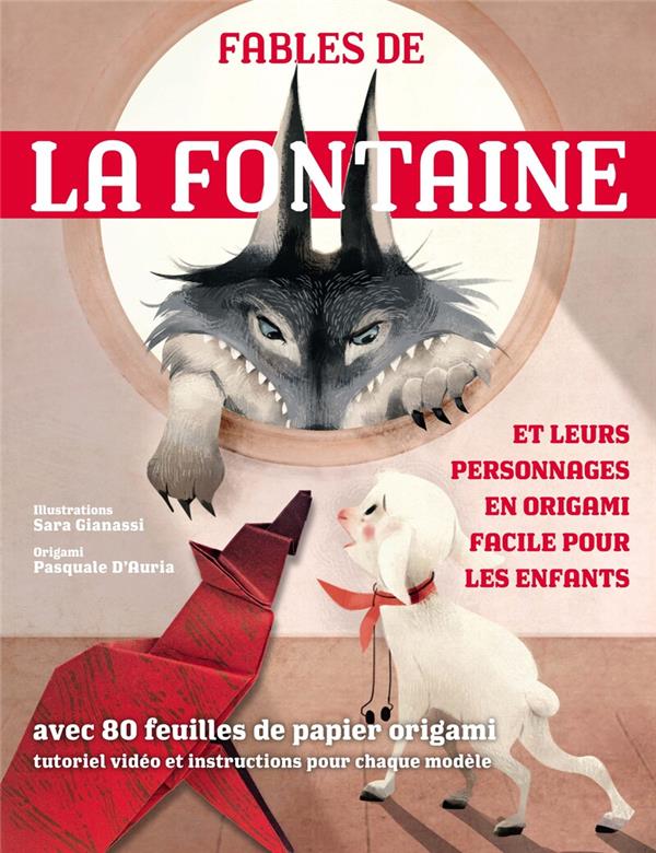 Fables de La Fontaine et personnages en origami facile pour les enfants - flash vidéo