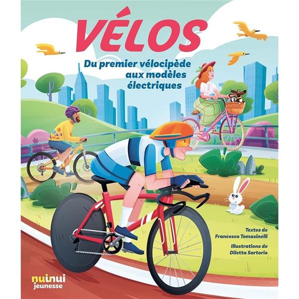 Histoire illustrée des véhicules et des transports : vélos - flash vidéo