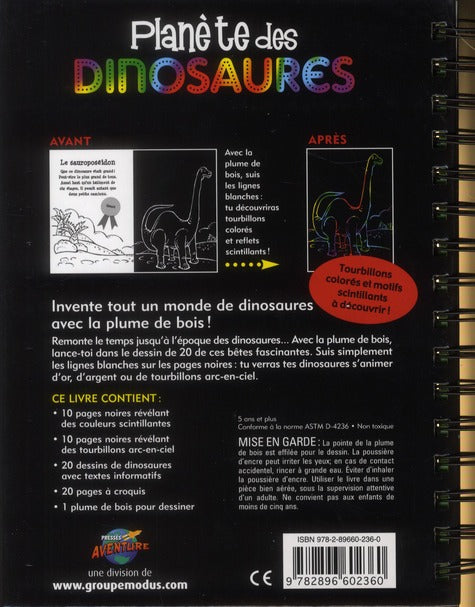 Dessins magiques : planète des dinosaures
