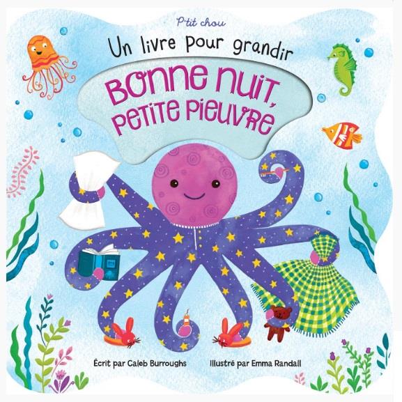 Bonne nuit petite pieuvre ; un livre pour grandir - flash vidéo