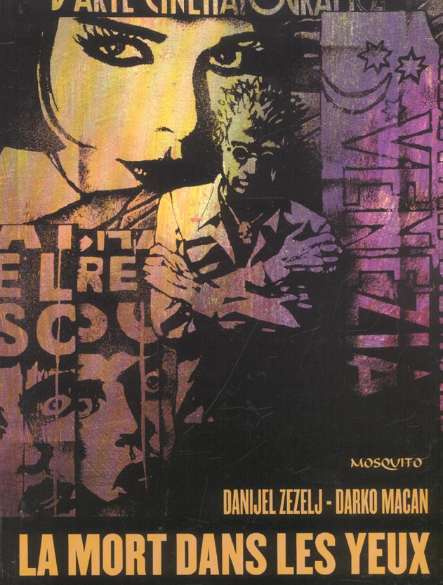 Bande dessinee - la mort dans les yeux