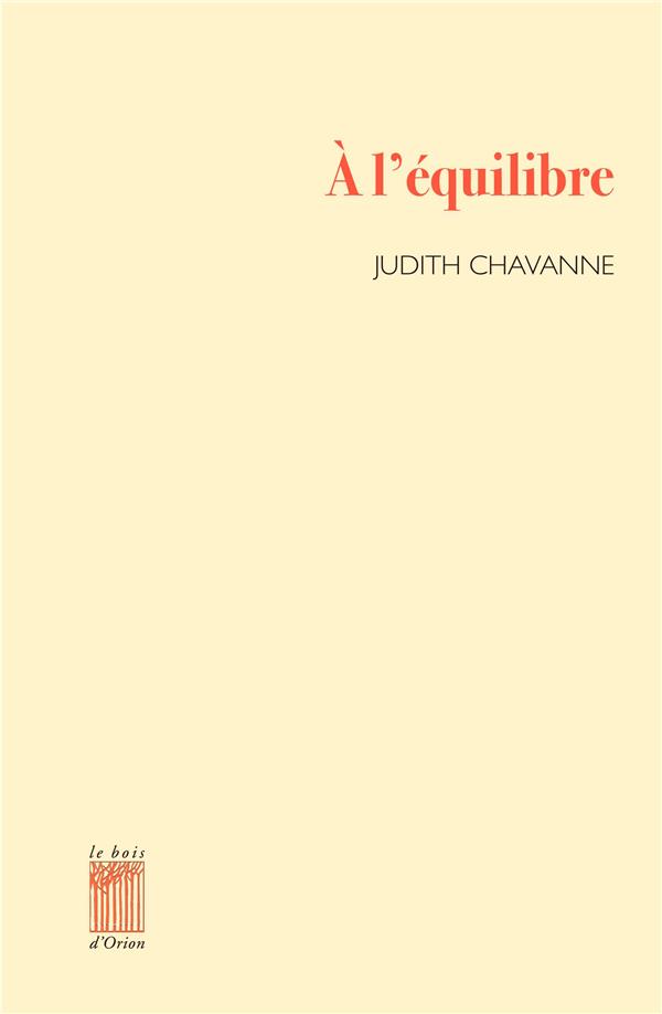 à l'équilibre