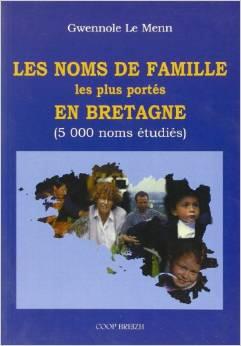 Noms de famille les plus portés en Bretagne