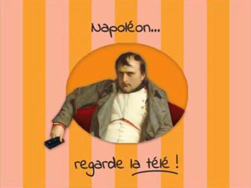 Napoléon regarde la télé - flash vidéo