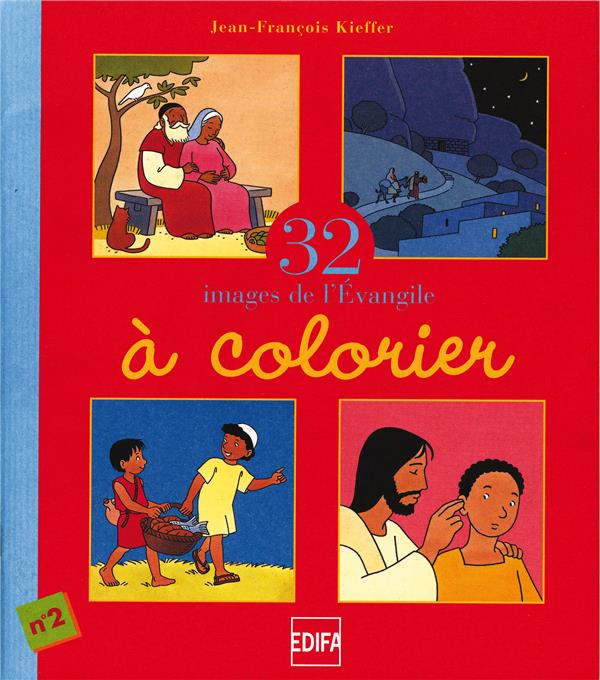 32 images de l'évangile à colorier ; cahier n°2 - flash vidéo