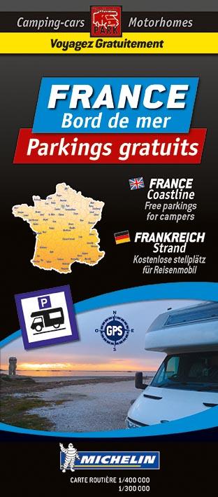 Carte routiere des parkings gratuits bord de mer france