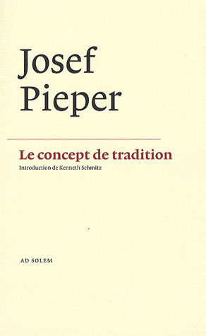 Le concept de tradition