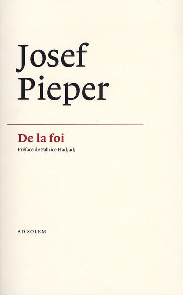 De la foi