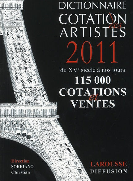 Remax ; dictionnaire de côtation des artistes (édition 2011)