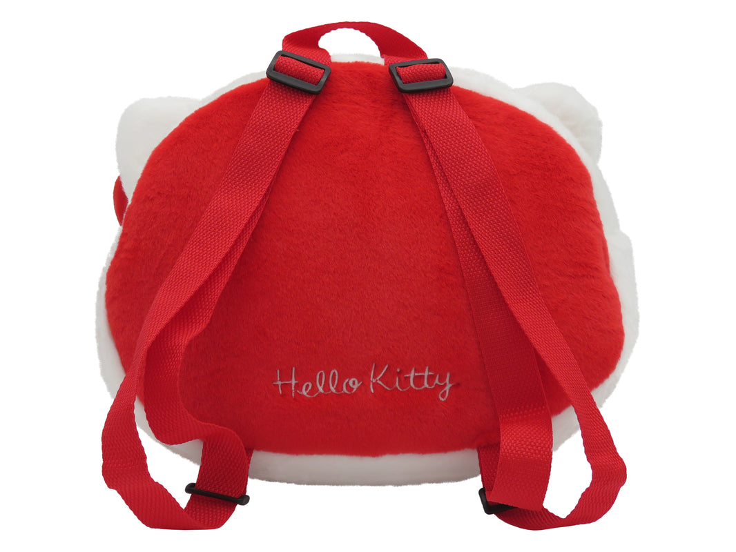 Sanrio - Sac à dos en peluche Visage de Hello Kitty
