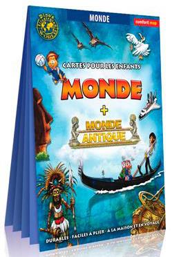 Carte monde pour enfants (xxl) - flash vidéo