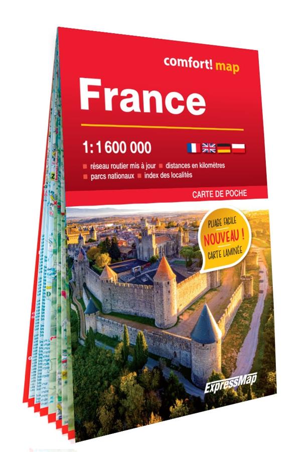 France 1/1m600 (carte format poche laminée) - flash vidéo