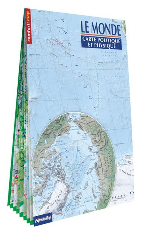 Monde : Carte politique et physique (édition 2026)