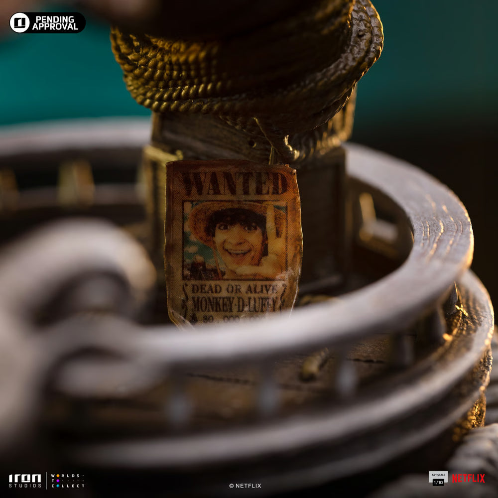 Iron Studios - Art Scale 1/10 - One Piece (Netflix Live Action) - Monkey D. Luffy Statue 23cm - flash vidéo