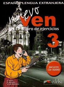 Nuevo ven 3 : espagnol ; cahier d'exercices