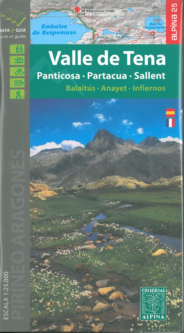 Valle de tena/panticosa/partacua/sallent - 1/25.000 - flash vidéo