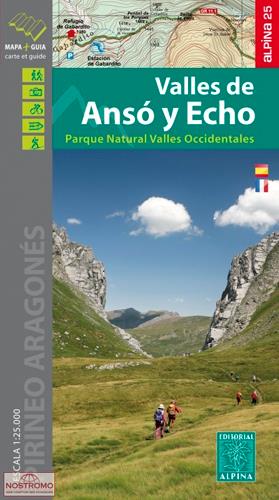 E-25 valles de anso y echo - 1/25.000 - flash vidéo