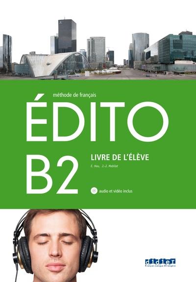 Edito b2 santillana 2016 - livre + cd + dvd - code santillana