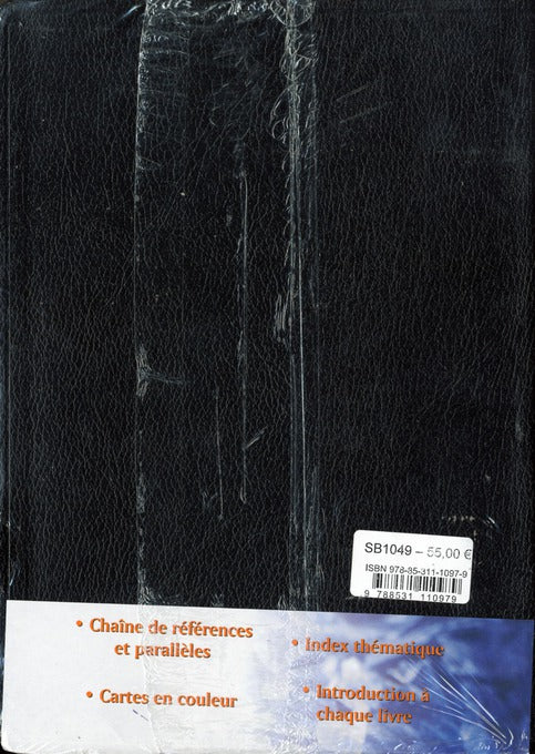 La Sainte Bible (tranches or, couverture cuir brun)
