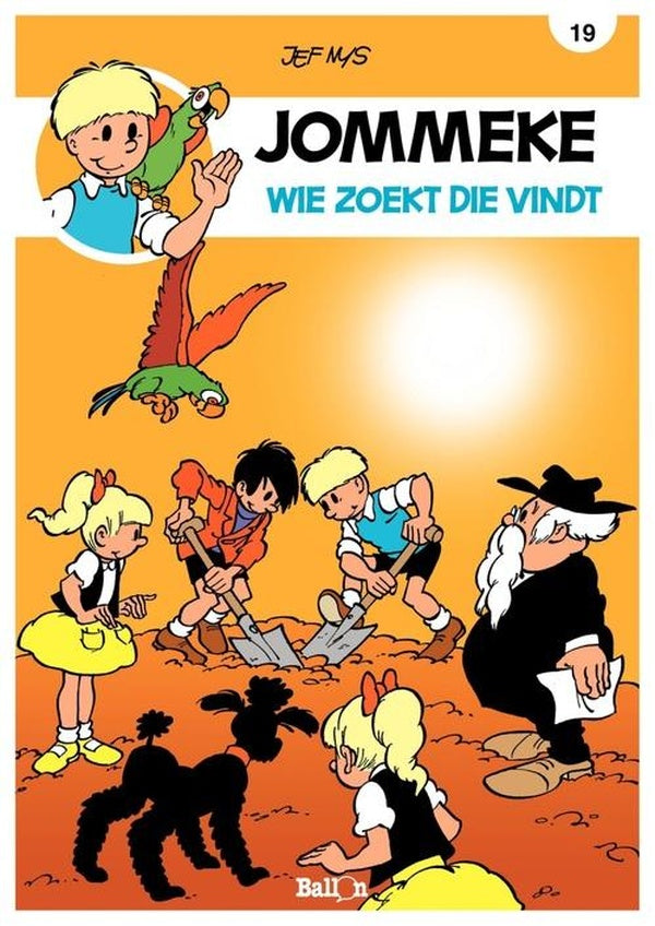 Jommeke strip t.19 wie zoekt die vindt 19