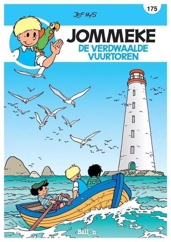 Jommeke strip t.175 de verdwaalde vuurtoren 175
