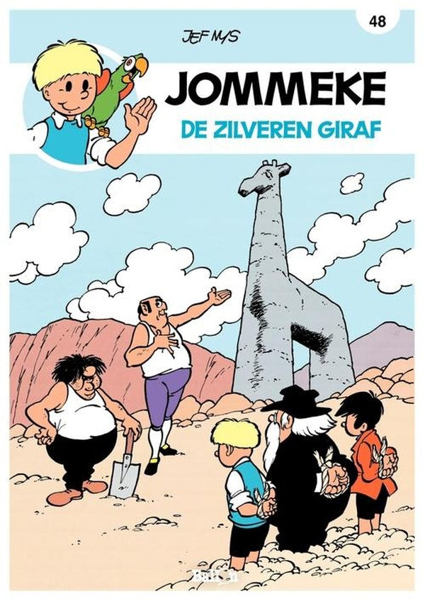 Jommeke strip t.48 de zilveren giraf 48