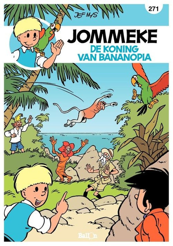 Jommeke strip t271 de koning van bananopia 271