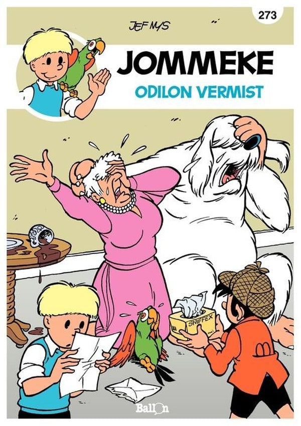 Jommeke strip t273 odilon vermist 273