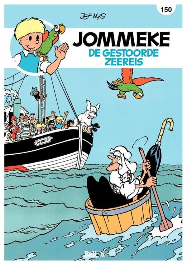 Jommeke strip t.150 de gestoorde zeereis 150