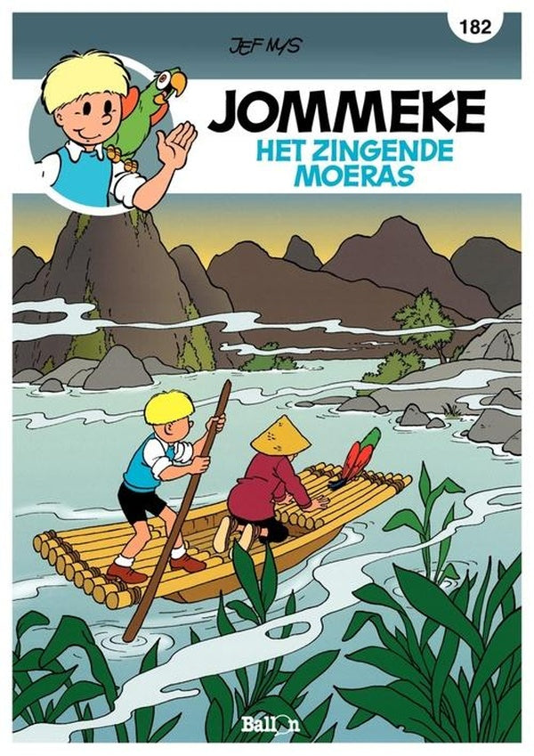 Jommeke strip t.159 het zingende moeras 182