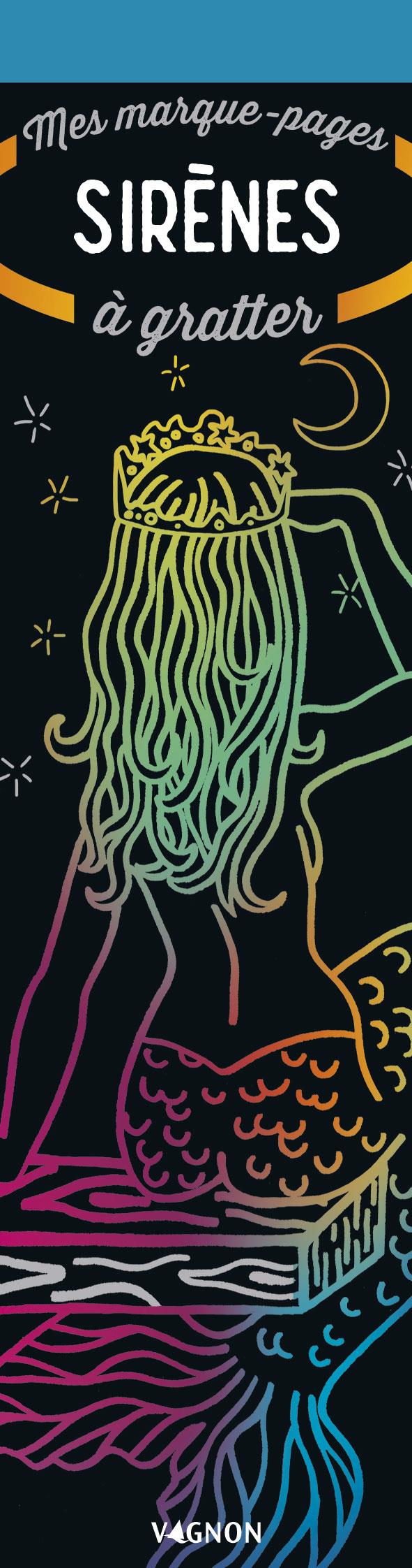Mes marques-pages à gratter : sirènes - flash vidéo
