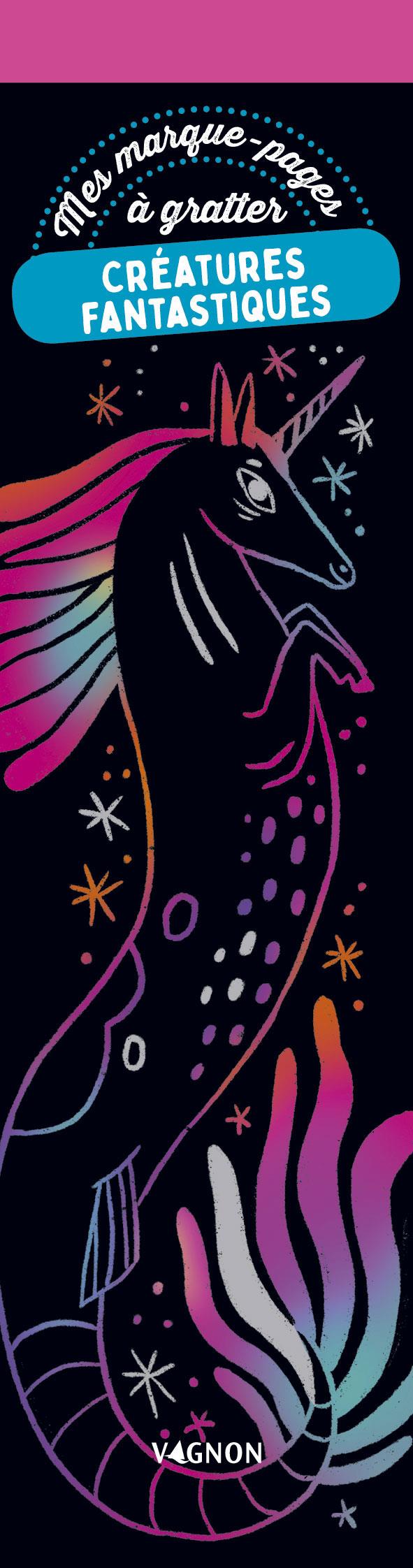 Mes marques-pages à gratter : créatures fantastiques - flash vidéo