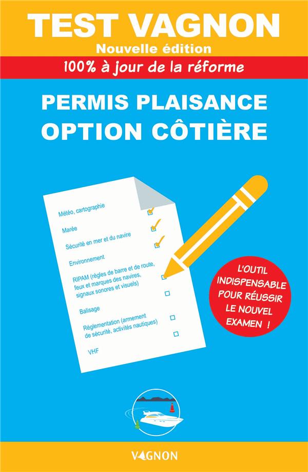 Test Vagnon : Permis plaisance, option côtière (édition 2026)