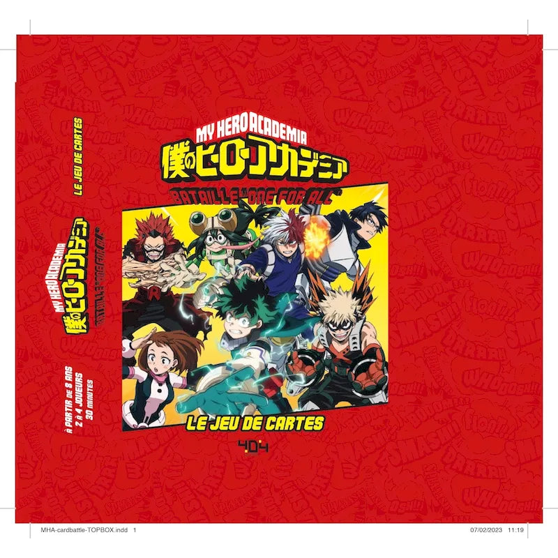 My Hero Academia : Bataille One For All ! Le Jeu de cartes