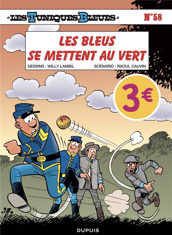 Les Tuniques Bleues Tome 58 : les bleus se mettent au vert - flash vidéo