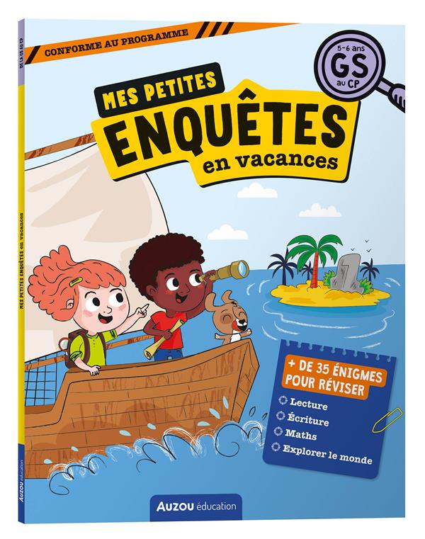 Cahier de vacances : mes petites enquêtes en vacances ; de la GS au CP - flash vidéo