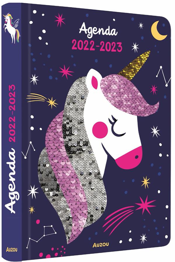 Agenda sequins : licorne (édition 2022/2023) - flash vidéo